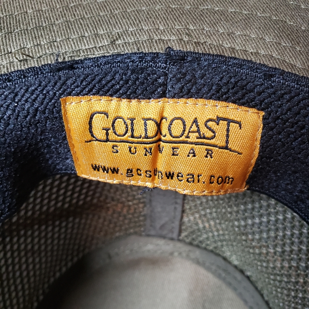 Goldcoast Sunwear 'Stream' Pike Crown Mesh Safari Hat in OD Green - One Size - Picture 14 of 16